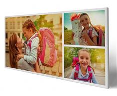 wandmotiv24 Fotocollage, 3 Fotos auf Leinwand, querformat 40x20cm (BxH), Leinwandbilder, Bilder Collagen, Fotowand Collage, personalisierte Fotogeschenke, Foto selbst gestalten M0002