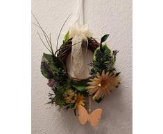 Kranz Türkranz Wandkranz Weidenkranz Kunstblumen