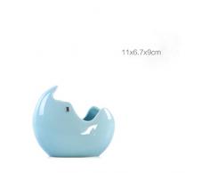 JFHGNJ Saftiger Blumentopf kreative Keramikvase Innenhydroponik Kleiner Blumentopf grüne Pflanzenvase Garten Wohnkultur Zubehör-Kleine A02