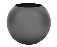 HelloCreate Edelstahl-Vase, Schlichter Stil, Blumenbehälter, Blumenarrangement, Heimdekoration, matt goldfarben Hellschwarz