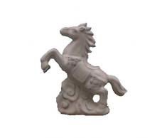 Fashion158 Porzellan-Skulptur Pegasus, antikes Porzellan, Antik-Optik, Antik-Kollektion, für Zuhause oder Büro