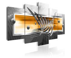 murando - Bilder 200x100 cm - Vlies Leinwandbild - 5 Teilig - Kunstdruck - modern - Wandbilder XXL - Wanddekoration - Design - Wand Bild - Abstrakt a-A-0010-b-n