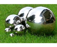 Dekokugel Silberkugel Ø 20cm Edelstahl Kugel Rosenkugel