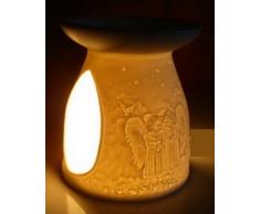 Duftlampe Porzellan Angels, Maße: 12, 0 x Ø 10, 5 cm Gewicht: 0, 27 kg Material: Porzellan