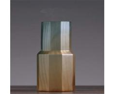 SUWIN Europäische kreative Milchglas Countertop Vase, kreatives Zuhause Wohnzimmer Esszimmer Dekoration, Café Blumenvase Anordnung