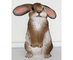 DEKO Dekofigur/Gartenfigur/Hase/Tierfigur/Garten Kunststein/Polyresin/frostfest/Ostern
