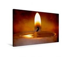 Premium Textil-Leinwand 90 x 60 cm Quer-Format Herziger Kerzenschein | Wandbild, HD-Bild auf Keilrahmen, Fertigbild auf hochwertigem Vlies, Leinwanddruck von Heike Hultsch: Romantik (CALVENDO Wissen);CALVENDO Wissen