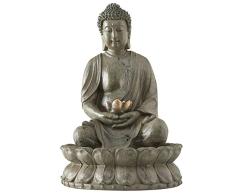 B&B LED Tisch Spring Brunnen Gäste Zimmer Feng Shui Buddha Design Wasser Spiel Bronze Boltze 3488900
