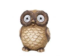 Eule mit Solaraugen Dekoeule Solarfigur Solarfunktion Dekofigur mit Solarfunktion Eule Eulenfigur