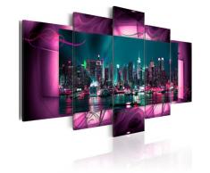 murando - Bilder 200x100 cm Vlies Leinwandbild 5 TLG Kunstdruck modern Wandbilder XXL Wanddekoration Design Wand Bild - Kunst Abstrakt 051477