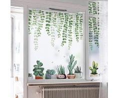 LML Statisch Folie Anti-UV， Fensterfolie Selbsthaftend Blickdicht Milchglasfolie Sichtschutzfolie Fenster Anti-UV Statisch Haftende Folie Für Büro Badzimmer