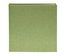 Goldbuch Fotoalbum, Summertime Trend, 30 x 31 cm, 100 weiße Seiten mit Pergamin-Trennblättern, Leinen, Hellgrün, 31805