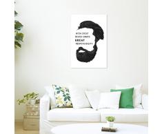 artboxONE Poster 60x40 cm Menschen Responsibility hochwertiger Design Kunstdruck - Bild Menschen von AB1 Edition