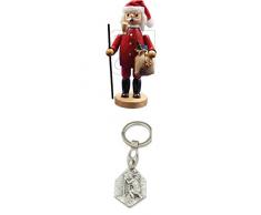 Zisa-Kombi Räuchermännchen Weihnachtsmann 20187 mit Anhänger Hlg. Christophorus