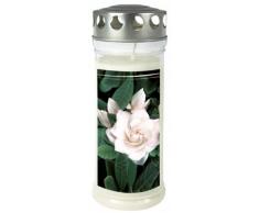 Grabkerze - Gedenkkerze MotivGardenia Grablicht