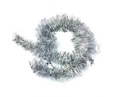 Kentop Weihnachtsgirlande Weihnachtsbaum Lametta Stern Girlande Christbaumschmuck Weihnachten Deko 7M