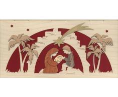 Grußkarte Weihnachten mit Krippenstall