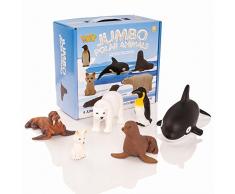 Learning Minds Set mit 6 Jumbo Polar Tierfiguren
