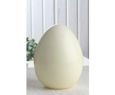 CandleCorner Eikerzen XL-Eikerze, Größe 4, ca. 14 x 10,5 cm, Elfenbein