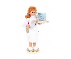 Dregeno Erzgebirge - Räucherfrau Chemikerin - 21cm
