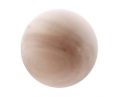 Jixing 1 STÜCKE Natürliche Holz Handwerk Holzkugeln Runde Unlackiert Holzperlen 50mm / 60mm / 70mm / 80mm, Holz, 5 cm