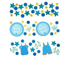 Amscan 341491 Value Confetti Konfetti Boy Shower With Love, plastik, mehrfarbig