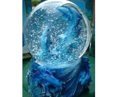 Geschenkestadl Grosse Schneekugel Delfin Delphine