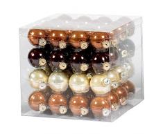 Glas-Kugel braun ø4cm 64st.