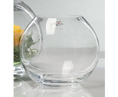 3x Glasvase Kugel Vase Glas Blumenvase Tischvase rund ca. 10 cm