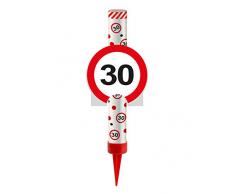 Tischfeuerwerk 30 ┃ Verkehrsschild Design ┃ Party Fontäne ┃ Deko für G