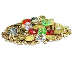 Brynnberg I Dekoset I Dekosteine farbige Diamanten Goldmünzen Schatzsuche Gold