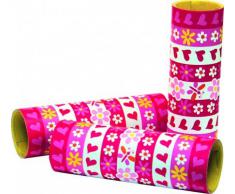 amscan – 350232 – 3 Luftschlangen Blumen – Schmetterlinge – Herzen – 14 mm x 4 m