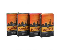 Crottendorfer Räucherkerzen Santali 4er Set Opium, Oriental, Patschuli, Pfeffer Zitrus