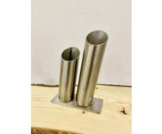 Moderne Edelstahlvase Blumenvase