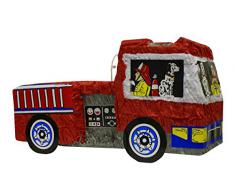 Amscan P14100 - Pinata Feuerwehr, circa 47 x 15 x 25 cm zum Befüllen