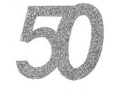 50 50 50 Geburtstag Confetti 50 Geburtstag Konfetti 50 Streudekoration