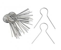 25 Aufhänge-Ösen für Ostereier Deko Ostern Loch Ei Kugeln Aufhänger Metall