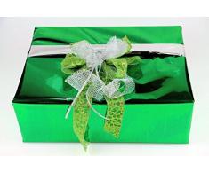 Christa-Bänder Geschenkfolien-Set grün