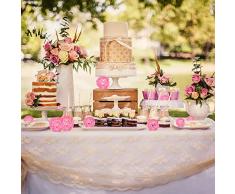 Amosfun Rattan Ball Natur Wicker Hochzeit Hängende Deko Tischschmuck Streu Tisch Deko Ornament 3cm 4cm 5cm 15 Stück (Rosa)