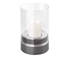 Blomus 65274 Windlicht mit Kerze, Piedra, Höhe 23,5 cm