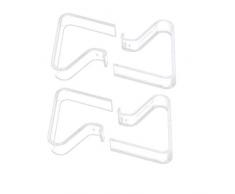 sourcing map 4 Stück Tischtuchhalter Tischdeckenklammer Kunststoff für 35-50mm Dicke