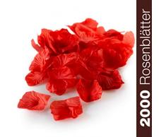 WeddingTree 2000 lose Rosenblätter rot - für Hochzeit Valentinstag Geburtstag Party als romantische Deko