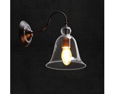 Sprsk Amerikanische Landwandlampe Schlafzimmer Nachttischlampe industrieller Wind Retro Wandlampe Balkon Gangbeleuchtung Kristallglocke Lampe Dachboden Korridor Gangdekoration Lampe Bar Cafe Atmosphär