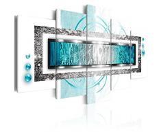 murando - Bilder 100x50 cm Vlies Leinwandbild 5 TLG Kunstdruck modern Wandbilder XXL Wanddekoration Design Wand Bild - Abstrakt a-A-0003-b-o