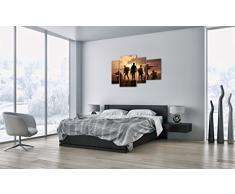 Bild auf Leinwand - Leinwandbilder - vier Teile - Breite: 120cm, Höhe: 70cm - Bildnummer 2962 - vierteilig - mehrteilig - zum Aufhängen bereit - Bilder - Kunstdruck - DL120x70-2962