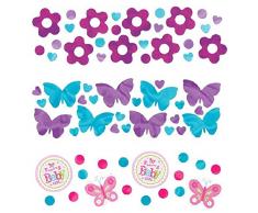 amscan 361458 34 G Welcome Baby Girl Konfetti (Pack von 3)