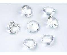 Deko-Streuschmuck Pearl Garland Tischdekorationen (5 Stück) 1,3 m Schokolade BRAUN