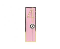 Hotex Wunderkerze Zahl 4 - 20,0 x 6,0 cm Gold - ALS Partyzubehör oder Geschenk