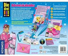 Kosmos 631185 - Die drei !!! Adventskalender 2016 - Löse 24 spannende Rätsel im weihnachtlichen Schneegestöber