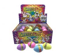 JustRean Toys Magisches Hasen-Ei | 1x Oster-Hase aus dem bunten Oster-Ei | Schlüpf-Ei | Magic Growing Rabbit Egg